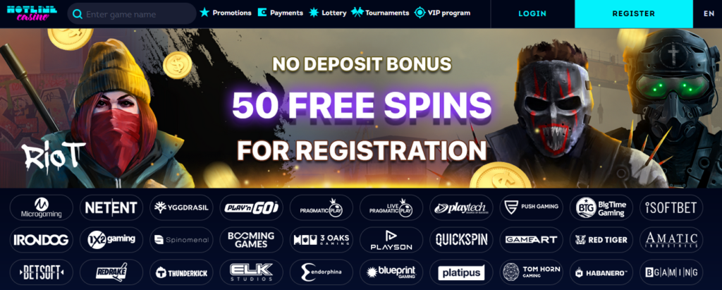 Claim 50 No Deposit Free Spins At Hotline Casino