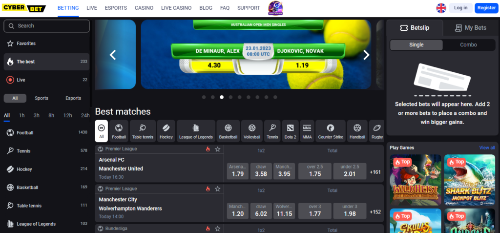 Wager On Sports At Cyber.Bet Sportsbook
