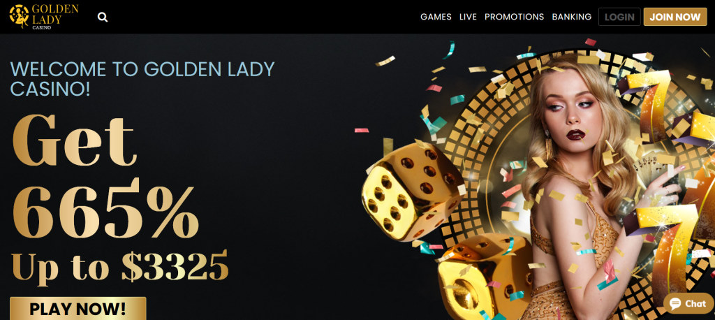 Claim A Huge Bonus At Golden Lady Casino