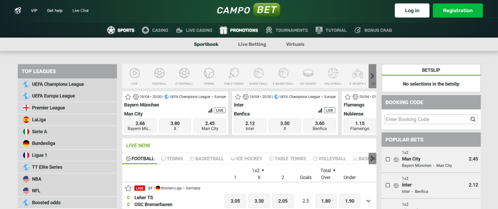 Wager On Sports At CampoBet SportsBook