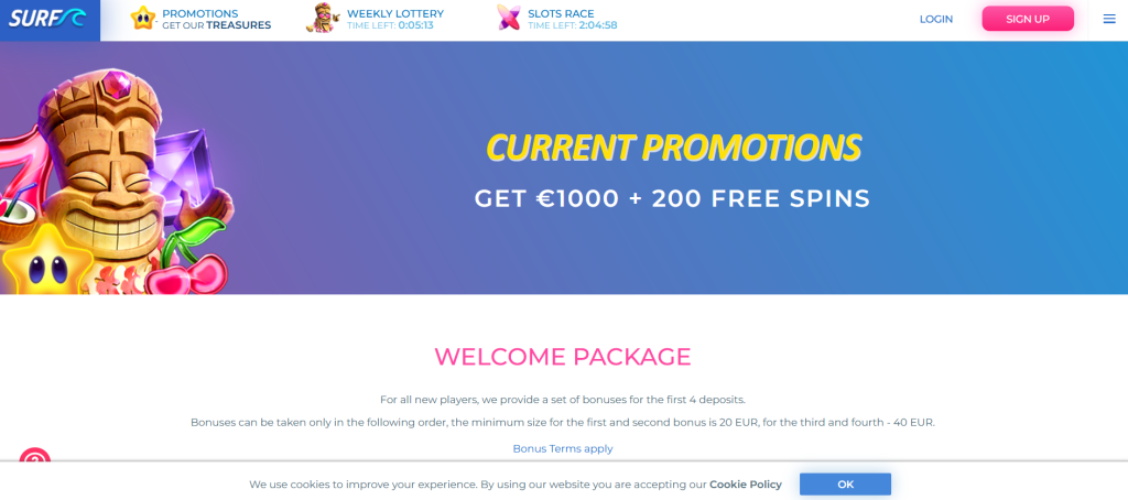 Claim A 1000 Euro Welcome Package