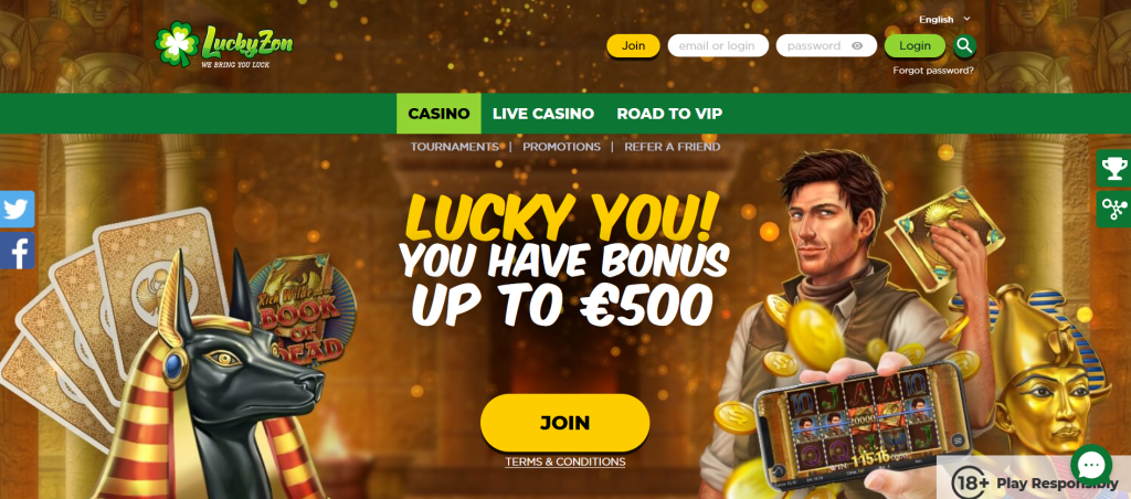 LuckyZon Casino Bonus