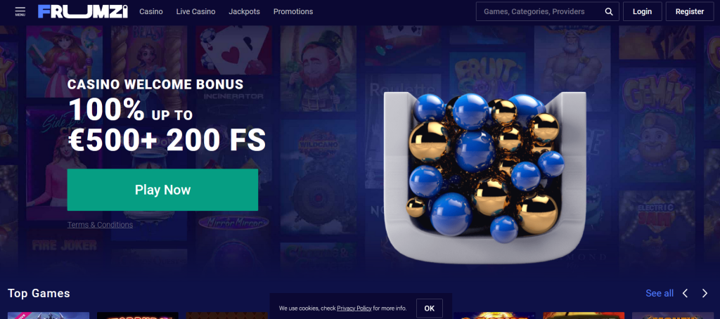 Frumzi Casino Bonus