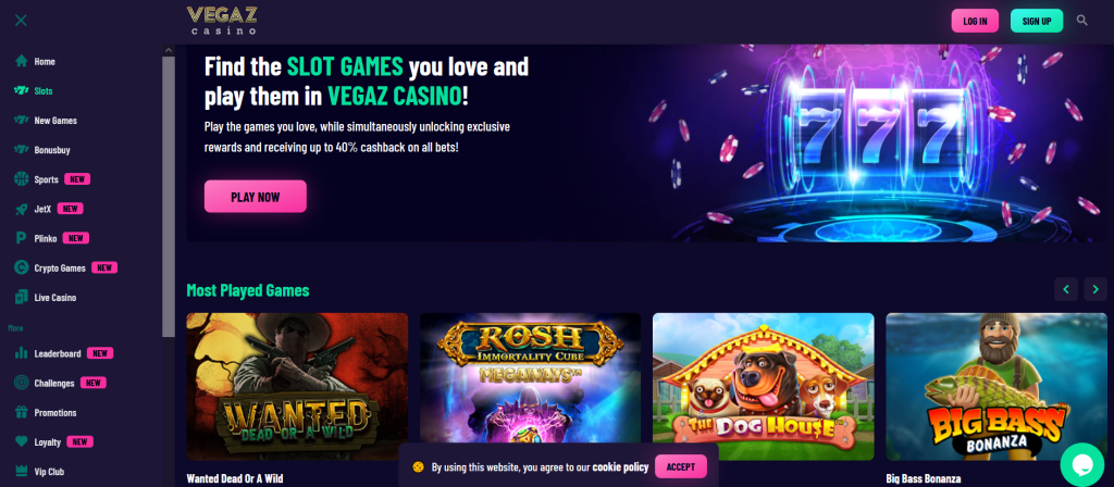 Vegaz Casino Slots
