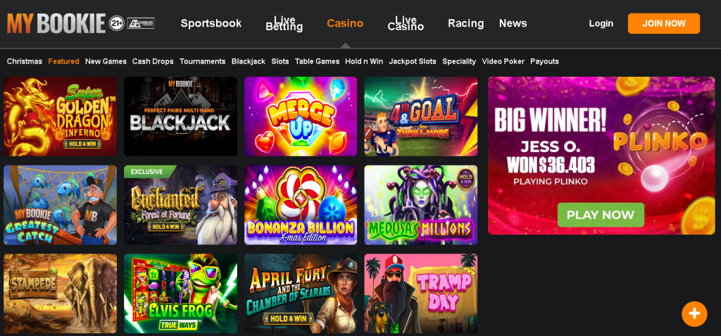 mybookie casino review