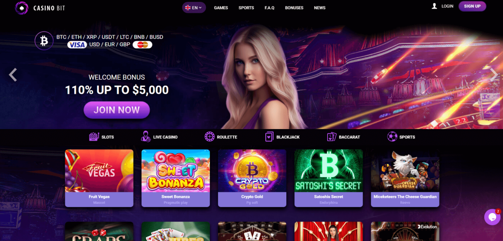 CasinoBit Slot and Games