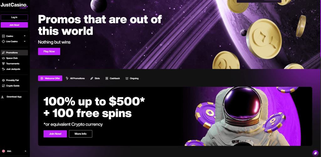 Just Casino Promotions