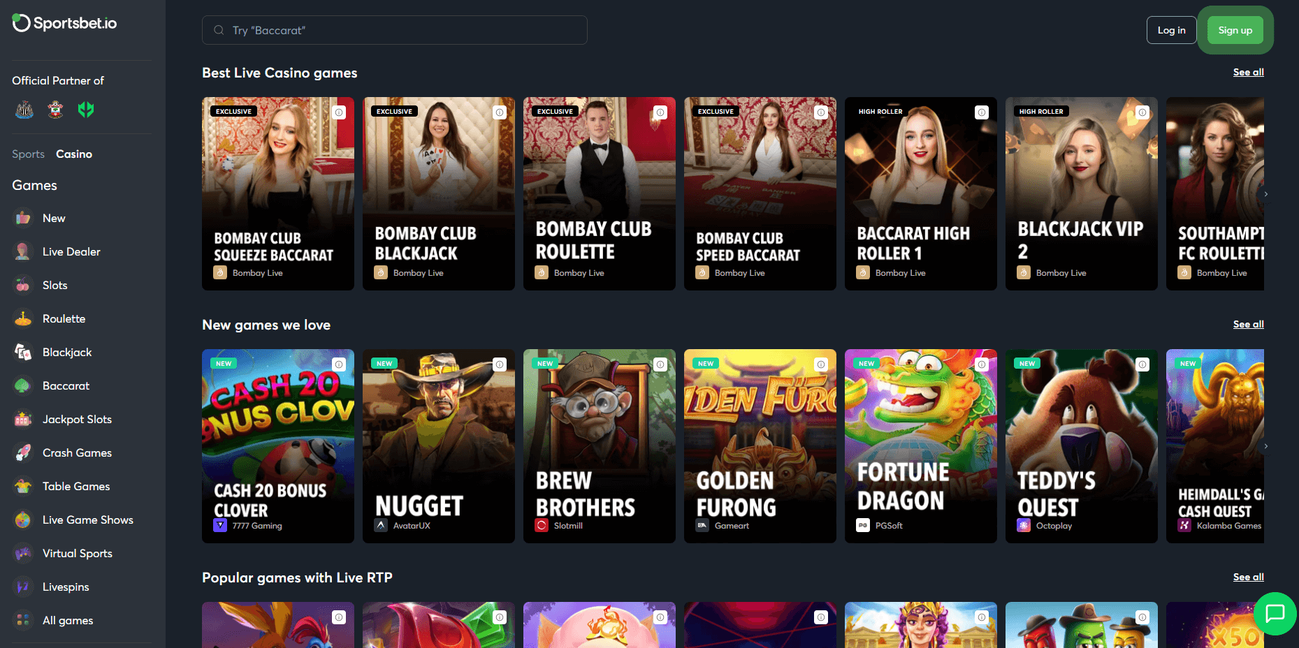 Sportsbet Casino Slots and Games