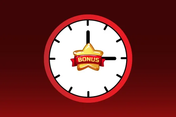 A clock with a golden 